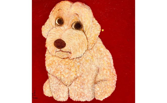 アーティストが描く愛しいペットのポートレート ドローイング 142069_DK011