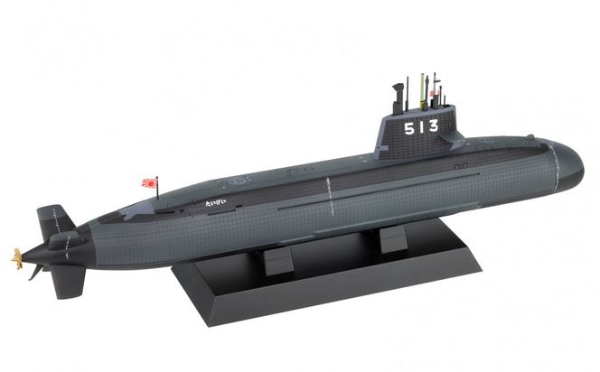 JBM09 1/350 海上自衛隊 潜水艦 SS-513 たいげい 塗装済み完成品 141305_MD10