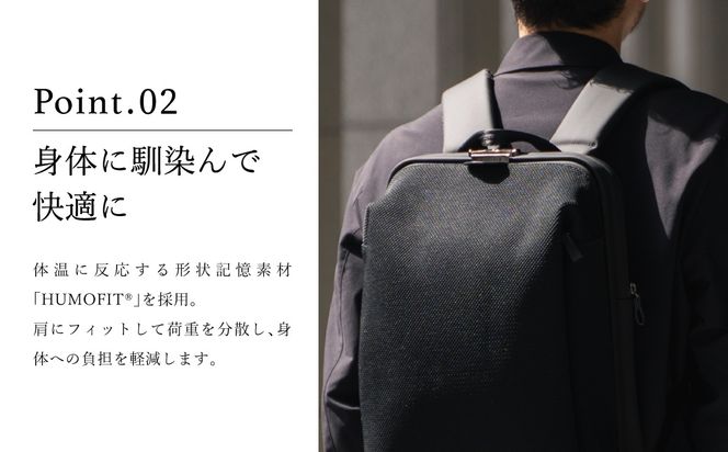 トンドブレンド バックパック ネイビー FW03-105 / リュック リュックサック ビジネスリュック ワンタッチ開閉 荷重分散 キーロック 防水 キャリー通し メンズ レディース バッグ かばん カバン 鞄 tondo アートフィアー