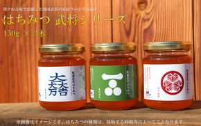 E-24 はちみつ150g3本 武将シリーズ