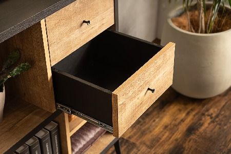 【東馬家具】タナス ローシェルフ 1800 BK【存在感 ブックシェルフ 収納 お気に入り 本棚 オシャレ 壁面 雑貨 魅せる収納 完成品 脚のみ取付】(H060622)