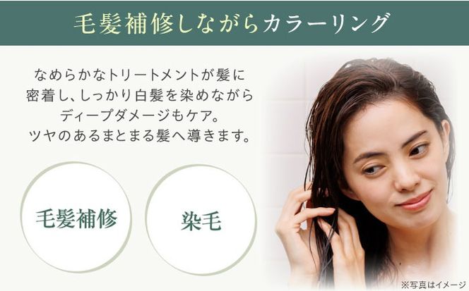 【5本入】リシリアフレル カラートリートメント 専用ボトル+詰め替え用パウチセット 糸島市 / 株式会社ピュール トリートメント 白髪染め[AZA174] トリートメント 白髪染め 保護 補修 保湿  乾燥 髪 無添加 ノンシリコン