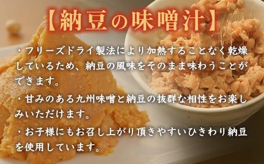 味噌汁 フリーズドライ 納豆 15食 [タムラ 福岡県 宇美町 um40azp050006] インスタント みそ汁 味噌 みそ お味噌汁 メール便 メール便対応