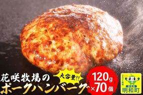 花咲牧場のポークハンバーグ　120g×70個|10_kzc-017001