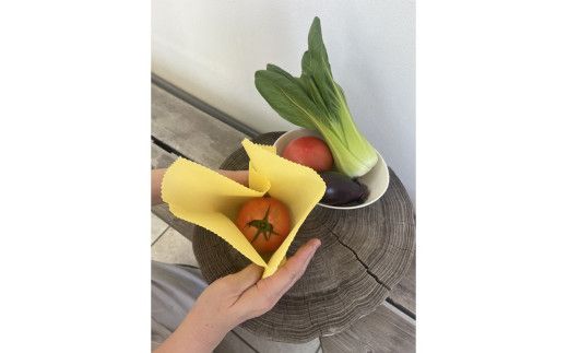 蜜蝋ラップ(丹後ちりめん) 繰り返し使える環境にやさしいエコラップ　RM00024
