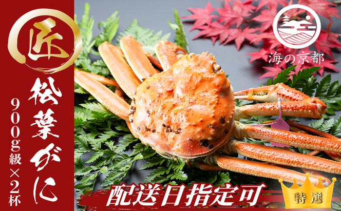【配送日指定可】茹で松葉蟹　大2杯 (900g級) 蟹 カニ かに 松葉蟹 松葉ガニ ズワイガニ ボイル myz05 myz11 myz16