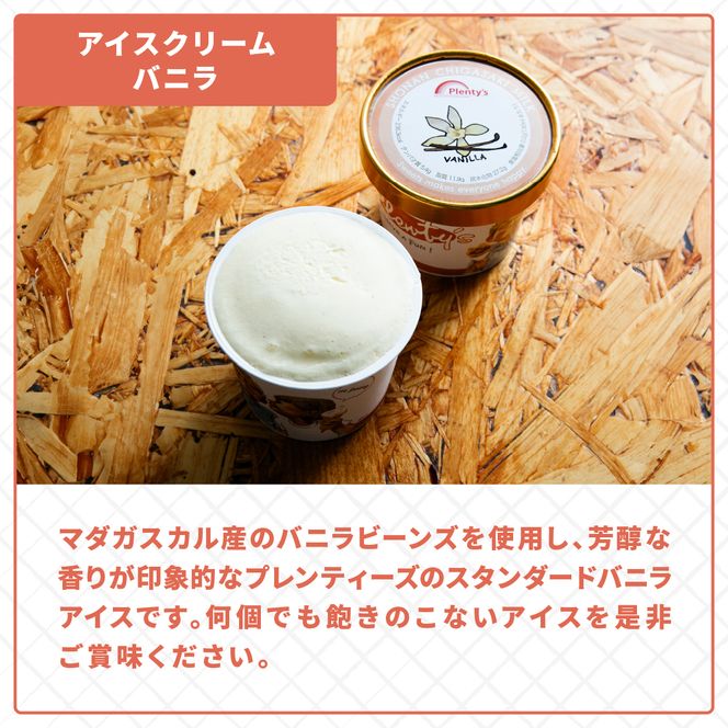 3ヵ月定期便 プレンティーズ バニラ 10個セット アイス アイスクリーム 氷菓 バニラアイス バニラ味 バニラ フレーバー バニラビーンズ スタンダードバニラ ローカルアイス ご当地グルメ お取り寄せ 送料無料 神奈川県 茅ヶ崎市