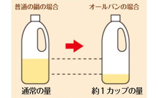 フライパン 24cm 深型 取っ手が取れる ピタパン シャンパンゴールド アサヒ軽金属