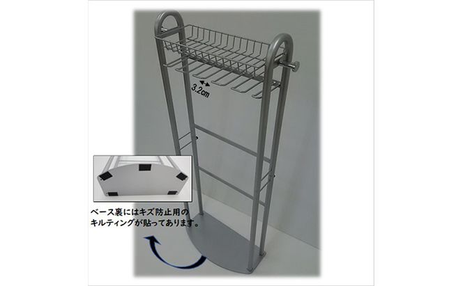 玄関用バットスタンド 野球 ソフトボール グローブ 10本 フック付き インテリア スポーツ用品 組み立て必要 