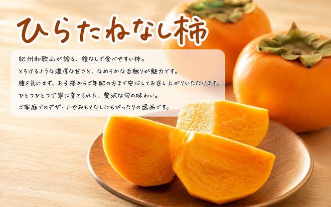 【全3回定期便】秋の味覚 果物定期便　柿・みかん　旬のフルーツを毎月お届け♪【tkb130】