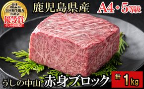 赤身ブロック計1kg(500g×2P)  c0-125