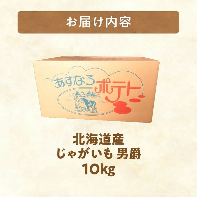 先行受付！ホクホク！しっとりなめらか！ 北海道産 男爵 いも じゃがいも 男爵いも 約10kg_S041-0006-2026