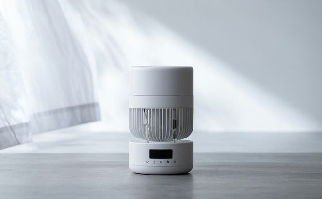 サーキュレーター DC円柱型 15cm PCF-CD15TECA-W ホワイト dc アイリスオーヤマ 首振り 上下左右 自動首振り 洗える 丸洗い 全分解 工具不要 分解 省エネ パワフル送風 衣類乾燥 部屋干し dcモーター リモコン付 WOOZOO