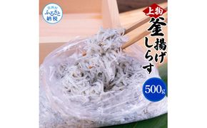 【CF-R7hbk】MMK002　上物釜揚げシラス500g 高知県産 釜揚げしらす 簡易梱包 シラス 国産 釜揚げ 新鮮 しらす丼 海鮮丼 お茶漬け 冷凍配送 塩分控えめ お取り寄せ