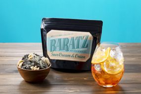 海苔とナッツの濃厚おつまみBARATZ（バラッツ） サワークリーム&オニオン 4個セット  【お菓子 スナック 菓子 おかし 食品 】 041009_BP009