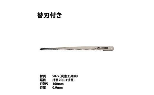 【神沢鉄工】K-414 自在鋸押切用 K-414-B 替刃セット