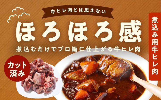mrz0418 【氷温熟成×極味付け】煮込み用 牛ヒレ肉 切り落とし 1kg＋牛すじ肉 500g 総量1.5kg【訳あり サイズ不揃い 小分け 冷凍 SDGs フードロス カレー 煮込みに】