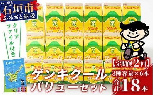 [ふるさと納税限定][定期便_2回]ゲンキクールバリューセット[八重山ゲンキ乳業][石垣島のソウルドリンク ゲンキクール]GN-001-t02