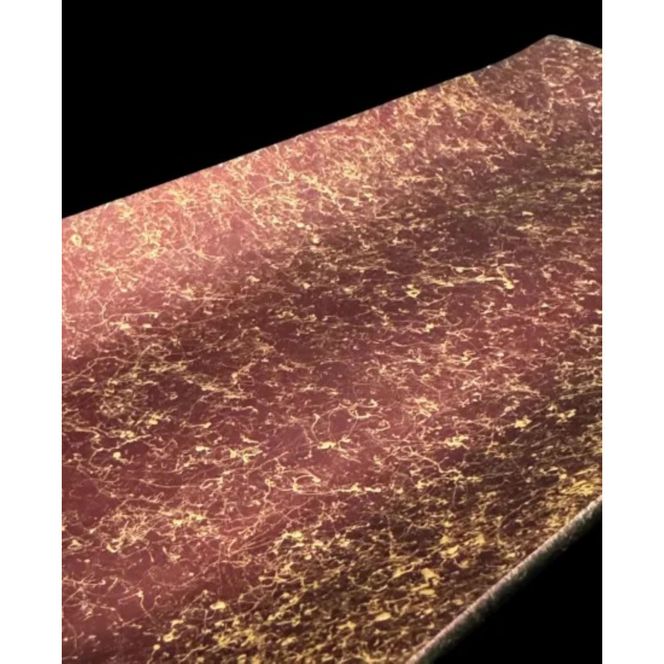 波レクタングルプレート  乱糸（マット仕上げ）赤溜［NF102］ 303446_CU90048VC02