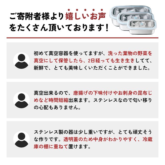 [ 真空フレッシュボックス L・2個セット ] 真空ポンプ付き 保存容器 アサヒ軽金属