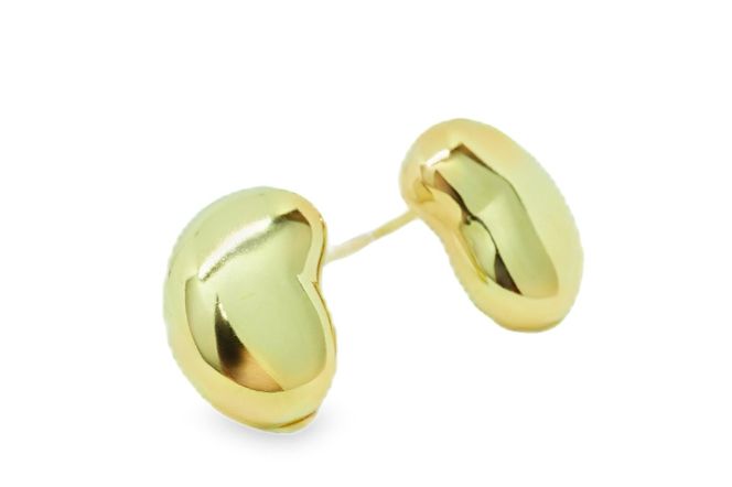 小豆　ピアス　K18 188-105