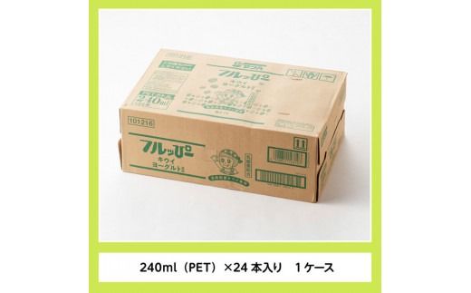 サンA フルッぴーキウイヨーグルト(PET)240ml×24本 【 川南町 フルーツ ヨーグルト キウイ ドリンク 】[D03003]