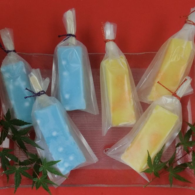 溶けない新食感アイス「くずバー」6本セット(ご家庭用)｜スイーツ アイス デザート 和菓子 くずバー ラムネ みかん 低カロリー 新食感 茨城県 行方市(K-18)