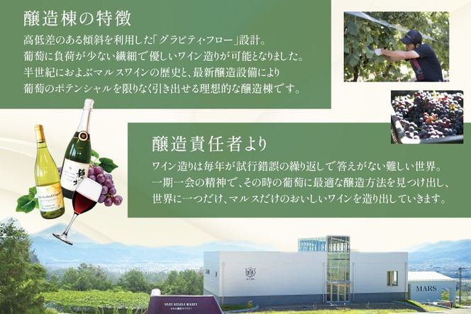 ワイン 白 スパークリング おまかせ マルスワイン2本セット ～夏の陣～ [本坊酒造 マルス穂坂ワイナリー 山梨県 韮崎市 20743116] 白ワイン スパークリングワイン 夏のワイン シャトーマルス