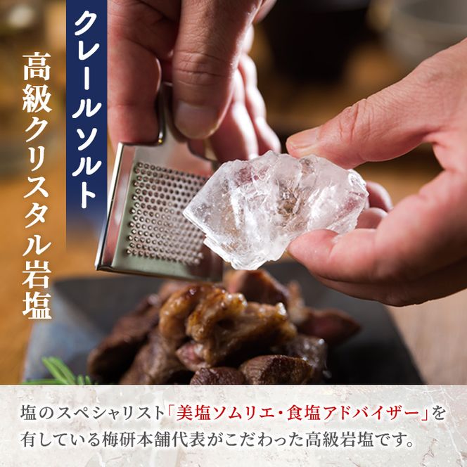 クレールソルト あら塩 (500g・250g×2P) クリスタルソルト 岩塩 塩 食塩 調味料 ミネラル 熱中症対策 しお 肴 食塩アドバイザー 【梅研本舗ジャパン】akn047-32