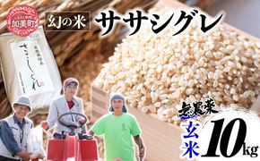 【新米予約】《 希少品種米 》 米 令和8年 宮城県産 ササシグレ ( 栽培期間中農薬・肥料不使用 ) 玄米 10kg ｜ 宮城県 加美町 お米 こめ コメ 無農薬 ささしぐれ ササニシキ の 父 ｜ nt-ss10-gn-r8 | nt-ss10-gn-r8