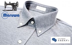 シャツ グレー メンズ S/M/L/XL 長袖 INDUSTYLE TOKYO 動体裁断 丸和繊維工業 ノーアイロン カジュアルシャツ カジュアルシャツ長袖 カジュアルシャツメンズ ボタンダウンシャツ ファッション 宇宙 すみだモダン 東京 東京都 墨田区
