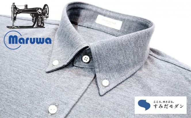 シャツ グレー メンズ S/M/L/XL 長袖 INDUSTYLE TOKYO 動体裁断 丸和繊維工業 ノーアイロン カジュアルシャツ カジュアルシャツ長袖 カジュアルシャツメンズ ボタンダウンシャツ ファッション 宇宙 すみだモダン 東京 東京都 墨田区