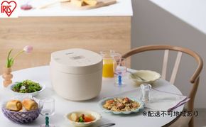 IHジャー炊飯器 5.5合 RC-ILA50-W ホワイト 炊飯器 5.5合 5合炊き ih アイリスオーヤマ おしゃれ 銘柄炊き 省エネモード パン ケーキ 一人暮らし 炊飯ジャー