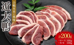 近大鴨 合計200g ロース 100g モモ 100g セット  M006