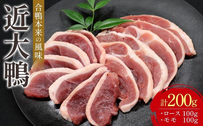 近大鴨 合計200g ロース 100g モモ 100g セット  M006