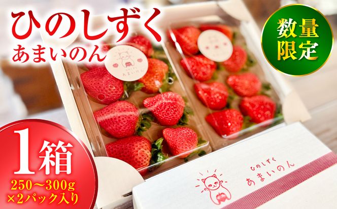 【先行予約】ひのしずく -あまいのん 新鮮 フルーツ 果物 くだもの 苺 いちご イチゴ ストロベリー 旬 熊本 八代 国産 【2026年1月下旬より順次発送】
