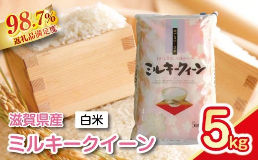 【新米】令和8年産 近江米ミルキークイーン【5kg×1袋】【T029W4】（滋賀県　近江八幡市）