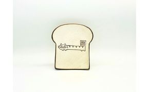 デジネコ食パンのお皿 CLASSIC -M-【716】_HA1716