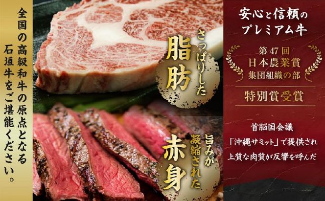 石垣牛リブロースステーキ200g×3枚 【沖縄 琉球 八重山 八重山諸島 石垣 石垣島 高級 肉 ロース 黒毛和牛 和牛 石垣牛 牛 ステーキ肉 大人気 セット 国産 石垣牛100%】A-5