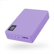 CIO モバイルバッテリー 10000mAh Mate Powerbank 001 エアリーパープル｜小型 軽量 おしゃれ 便利 [2678]