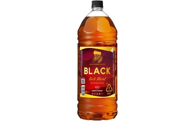 ニッカ ブラックニッカ　ﾘｯﾁﾌﾞﾚﾝﾄﾞ 4000ml　4本