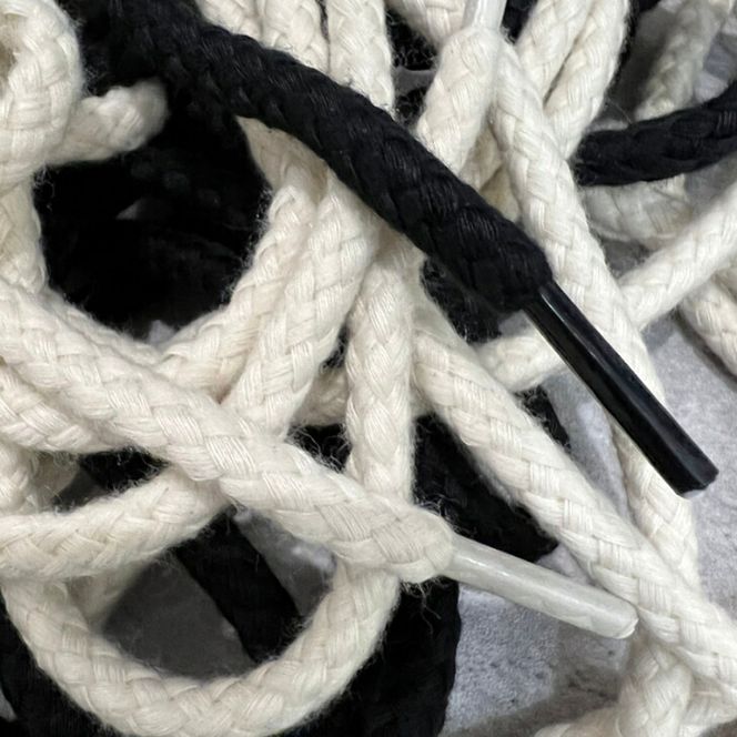 NODC CLASSIC ROPE SHOELACES ３セット［173N29］NODC CLASSIC ROPE SHOELACES 靴ひも 選べる サイズ 120cm 140cm カラー ブラック