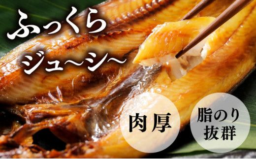 北海道産 冷凍開きホッケ 400g以上×3枚 真空包装【特大 ふっくら ジューシー 肉厚 無添加 ほっけ 】