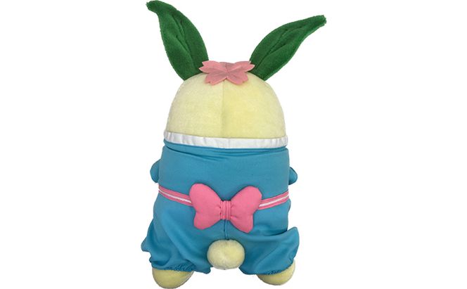 池田町マスコットキャラクター「ちゃちゃまる」ぬいぐるみ 耳 特産品 美濃いび茶 葉っぱ 頭 国 名勝天然記念物 霞間ヶ渓 桜 髪飾り かわいい 