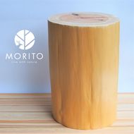 MORITO　森の丸太スツール＜杉／磨き丸太仕上げ＞　オットマン 椅子