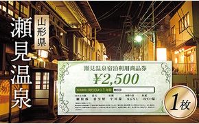 瀬見温泉利用券×１枚
