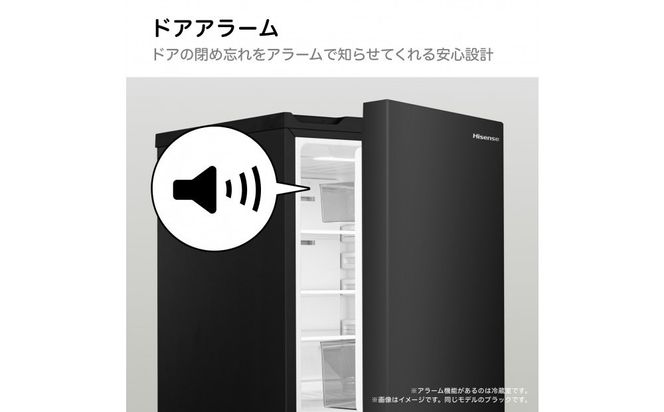 Hisense ハイセンス 冷蔵庫【設置費込み】幅48.1cm 135L 自動霜取り 霜取り不要 一人暮らし スリム 耐熱トップテーブル 静音 右開き 2ドア コンパクト HR-D140KB ブラック 人気 おすすめ 家電 送料無料 【カラー選択可】 141305_KC48VC02