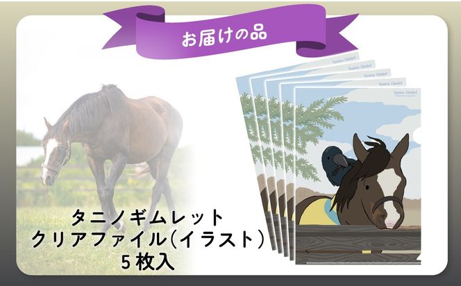 【破壊神タニノギムレット】イラスト クリアファイル5枚入り BRTV118