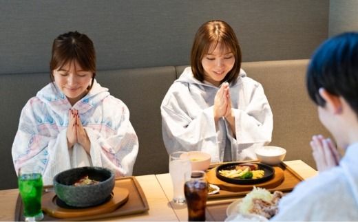 自家源泉の天然温泉 お湯むすび入浴+2Fサウナエリア大人ペア利用券（利用券2枚×1組）