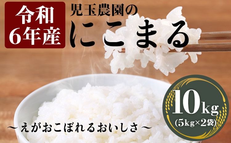 [令和6年産]『児玉農園』 にこまる10kg 5kg×2袋[30日以内に出荷予定(土日祝除く)]---sg_kodniko6_30d_24_20000_10kg---